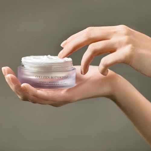 COLLEEN ROTHSCHILD Vitamin C Nourishing Cream | Daily Face Moisturizer | Combats Discoloration, Uneven Tone and Fine Lines (1.7 fl oz)
