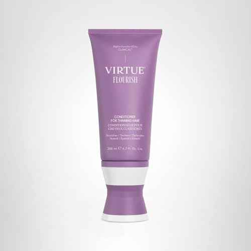 Virtue Flourish Conditioner for Thinning Hair | Nourishes, Thickens, Detangles Thinning Hair