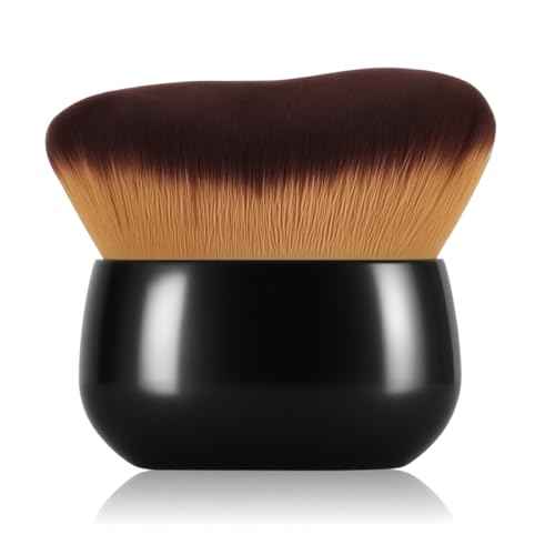 Extra Large Makeup Brush & Self Tanning Brush For Self Tanner£¬For Foundation£¬Arms And Legs makeup&Bronzer Blend, Body Makeup,Face&Back Makeup - Easy Use, Wet/Dry Use-Black