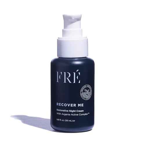 Moisturizer Face Cream for Night, Recover Me by FRE Skincare - Anti-Aging Formula for Fine Lines & Wrinkles - Argan Oil Complex, Hyaluronic Acid & Niacinamide - Vegan, Paraben-Free