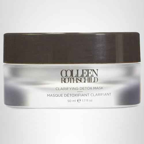 COLLEEN ROTHSCHILD Clarifying Detox Mask | Draws Out Pore-Clogging Impurities | Promotes Clear Skin | Formulated With Charcoal, Vitamin C & Glycolic Acid (1.7 fl oz)