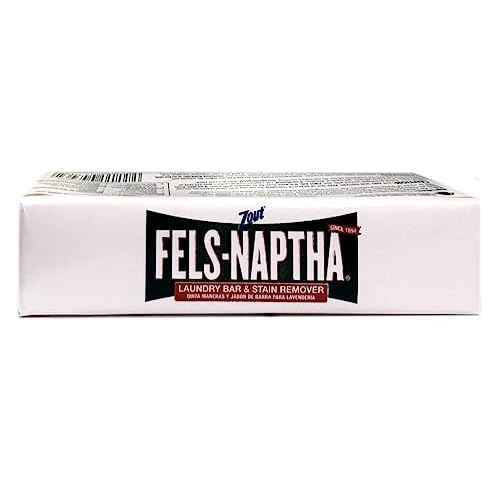 Purex Fels-Naptha Laundry Bar & Stain Remover, 5.0 OZ (Pack of 24)