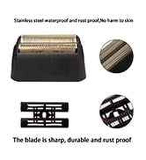 3 Pack Professional Shaver Shaper Replacement Super Close Gold Foil and Cutter Bar Assembly, Super Close Shaving for Professional Barbers and Stylists,Compatible with Wahl 5