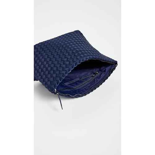 Naghedi Women's Portofino Medium Cosmetic Bag, Ink Blue, One Size