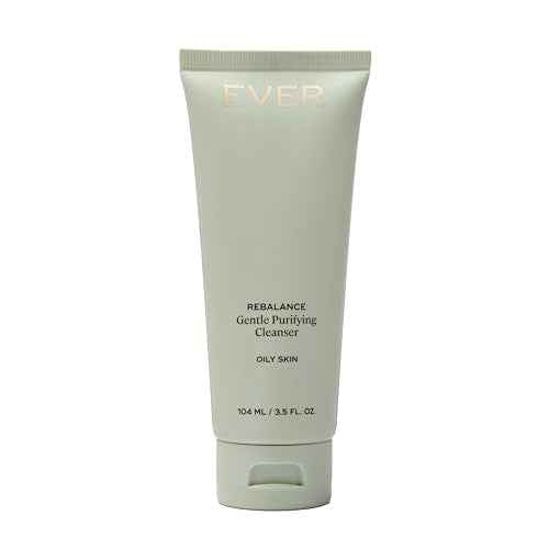 EVER Rebalance Gentle Purifying Cleanser ? Purifying Gel Cleanser with Salicylic Acid & Willow Bark for Oily Skin, Deep Pore Cleanse & Blemish Control, Clean-Formulated - 3.5 fl oz