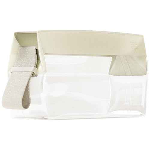 Cadence Parcel - Clear Kit with Magnetic Closure - Durable and Leak-Resistant Travel Toiletry Kit - TSA-Compliant & Modular Design - Hygiene Bag for Travel Essentials - .5 Qt - Pebble