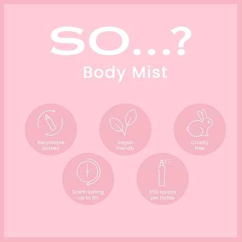 So¡¦? Red Velvet Body Mist - Fruity, Floral, Vanilla Perfume for Women - 6 Hour Wear Body Spray for Women - Cruelty Free - 3.5 oz