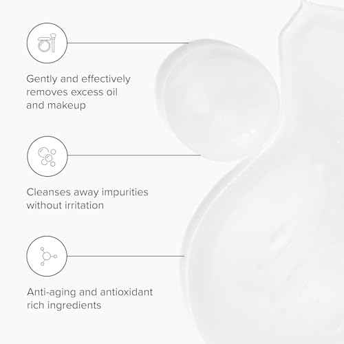 DRMTLGY Essential Facial Cleanser - Gentle Face Cleanser and Face Wash for Women and Men with Anti-Aging Peptides & Hyaluronic Acid. 6.9 fl oz, 2 Pack