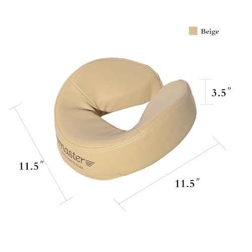 Master Massage Patented Ultra Plush Memory Foam Face Cushion Pillow Headrest