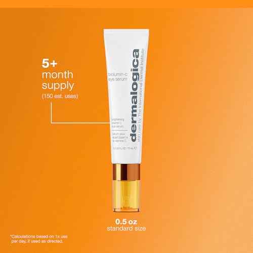 Dermalogica Biolumin-C Eye Serum with Vitamin C, Brightens Eye Area, Reduces Appearance of Fine Lines and Wrinkles For Smooth Skin, 0.5 fl oz
