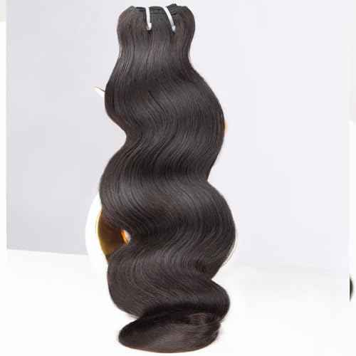 MLIP Raw Bundles Human Hair Body Wave, No Tangle Shedding, Keep Texture Silky Soft After Multiple Washes, 15A Raw Indian Hair Bundles 22 Inches, Triple Lifespan 3X
