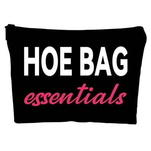 Funny Gifts for Women, Friends, Hostess Gift Ideas Cool Gifts for Women Girls Birthday Gift Ideas Gag gifts Girls Weekend Overnight Fun Makeup Travel Bag Cosmetic Bag-Black