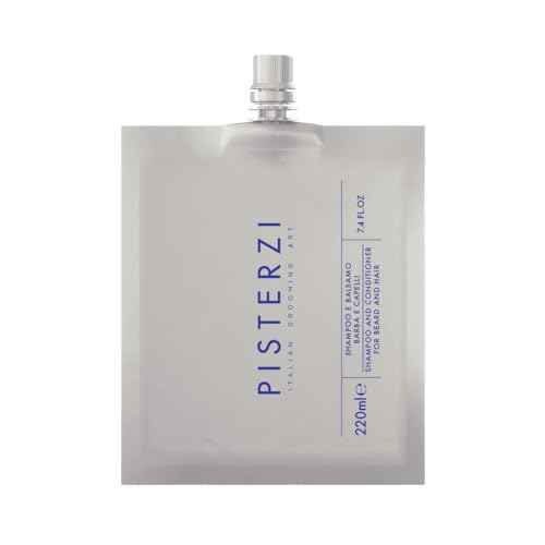Shampoo & Conditioner for Beard and Hair (Refill Pouch 220 ml, 7.4 fl oz)