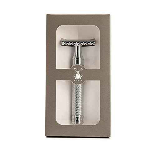 M?HLE TRADITIONAL R41 Double Edge Safety Razor (Open Comb) For Men - Perfect for Every Day Use, Barbershop Quality Close Smooth Shave