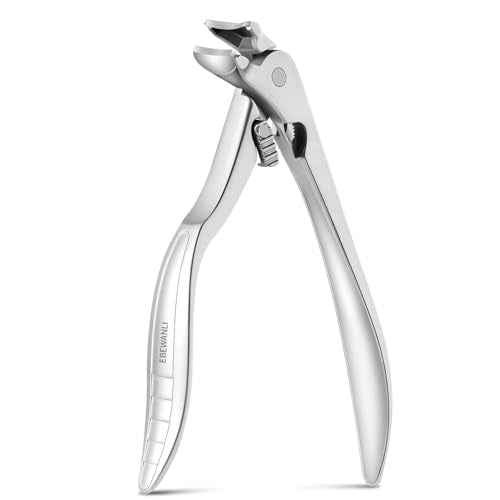Long Handled Toenail Clippers, Built-in Lock, Professional Stainless Steel Toenail Clippers for Seniors Thick Toenails, Curved Blade Heavy Duty Large Toe Nail Clippers for Men, Women