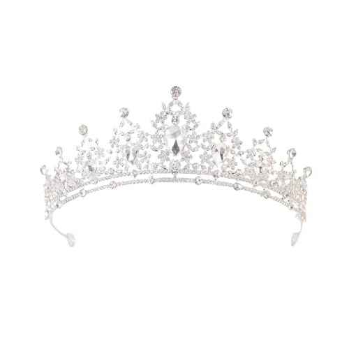 Crystal Crown and Tiara For Women - Rhinestone Headband For Princess Girls,Bridal Hair Accessories For Weddings Birthday