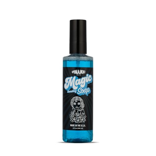 Dynamic Color Co- Magic Revealing Tattoo Soap - Foaming Formula for Stunning Reveals, Cruelty-Free and Gentle on Skin, USA Made (8 oz)
