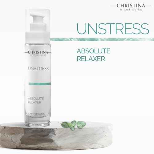 Christina Unstress Absolute Relaxer Peptide Serum For Face with Hyaluronic Acid | Boosts Collagen and Elastin | Face Serum with Easy Application For All Skin Types