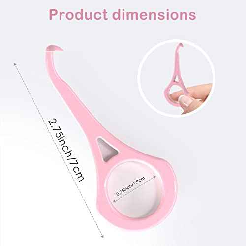 ARGOMAX - Aligner Removal Tool, 50 Retainer Remover Tool, Invisible Braces Removal Tools, Suitable for Removing Braces, Trays, Retainers, Dentures and Aligners(Pink).