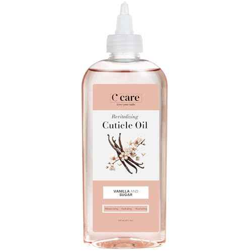 C CARE Vanilla & Sugar cuticle oil For Nails - Repairs Cuticles Overnight - Moisturizes and Strengthens Nails and Cuticles - 8 oz