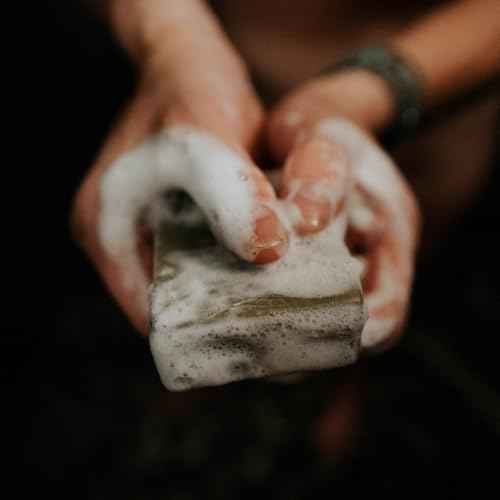 Alaska Glacial Mineral Clay Soap Bar with Goat¡¯s Milk & Organic Oils | Face, Body, Shampoo & Shave | Hydrates & Detoxifies | For All Skin Types ? Thieves Blend, 1 Pack