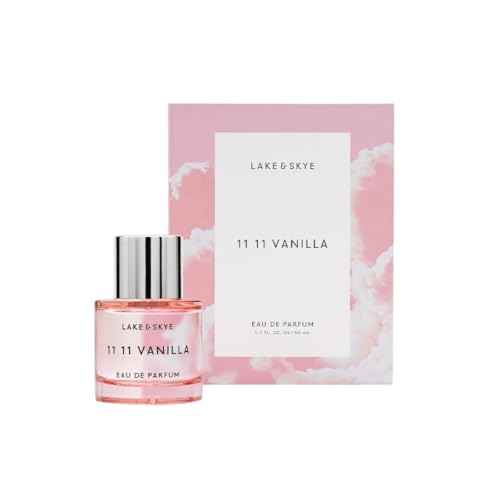 Lake & Skye 11 11 Vanilla Eau de Parfum 50mL - Long Lasting - Vanilla, Dreamy, Cr?me, Skin Musk, Cashmere, Clean, Vegan, Paraben-Free, Cruelty-Free