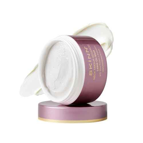 SKINN Neck Cream for Wrinkles, Neck Amour Leave-On Mask - Firming Cream, Tightening + Lifting Sagging Skin - Chin + Firming Treatment for Smoother + Firmer Skin - Cream for Men + Women