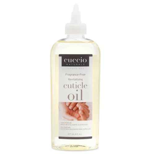 Cuccio Naturale Revitalizing Cuticle Oil 8 oz (Fragrance Free) ? Unscented Hydrating Oil for Dry Cracked Cuticles and Nails, Vitamin E Enriched Cuticle Conditioner for Sensitive Skin