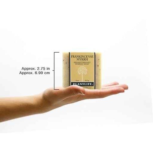 Plantlife Frankincense Myrrh 6-Pack Bar Soap - Moisturizing and Soothing Soap for Your Skin - Hand Crafted Using Plant-Based Ingredients - Made in California 4oz Bar