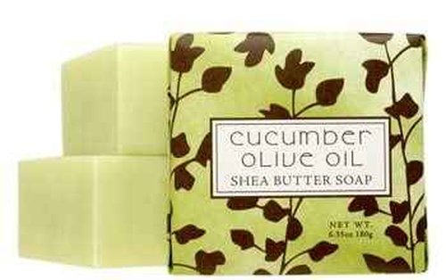VFFWBB Greenwich Bay Cleansing Spa Soap, Shea Butter, and Cocoa Butter. No Parabens, No Sulfates 6.35 Oz. (3 Pack) … (Cucumber Olive Oil)