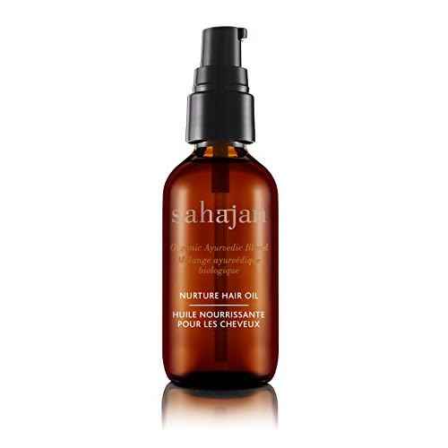 Sahajan Ayurveda Science of Intuition Nurture Hair Oil - For STRONG. SHINY. RESILIENT. Hair - 30ml/1 oz - 5,000 year old Ancient Indian Science - Visibly Restore Hair & Follicles - 100% Natural