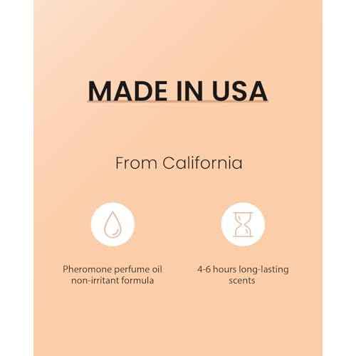 Pheromones Perfumes for Women, No. 54 Vanilla Cream Scent, Vanilla Perfume Oil, Advanced Fragrance Perfume for Woman, 0.34fl./10ml Gourmand Parfum, Travel Size Perfumes for Women,Made in USA