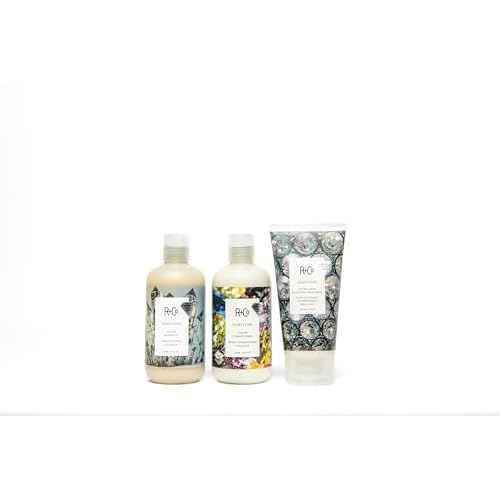 R+Co JEWELRY BOX Kit ? Color-Protecting Hair Set | Includes GEMSTONE Color Shampoo (8.5 oz), Conditioner (8.5 oz) & Ultra Shine Glossing Treatment (5 oz) | Vegan, Sulfate-Free | Limited Edition