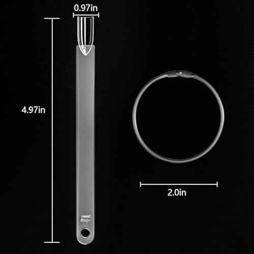 Nail Color Swatches Sticks with Ring, 50Pcs Clear Fan Shape Nail Art Polish Display Tips with Number Stickers False Nail Sample Sticks, Transparent nail Practice-Tips for Manicure