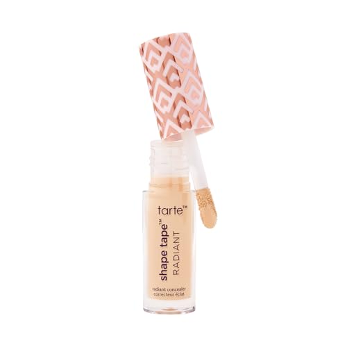 tarte shape tape radiant concealer ? Medium-Coverage, Radiant Finish for Under Eye Concealer for Dark Circles, Fine Lines, Redness & Discoloration, Hydrating, Vegan, Cruelty Free