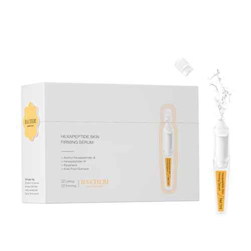 Skin Firming Serum with Acetyl Hexapeptide-8, Hexapeptide-9, Carnosine - Moisturizing, Hydrating and Antioxidant for Fine Lines, 30 Pcs/Box Ampoules