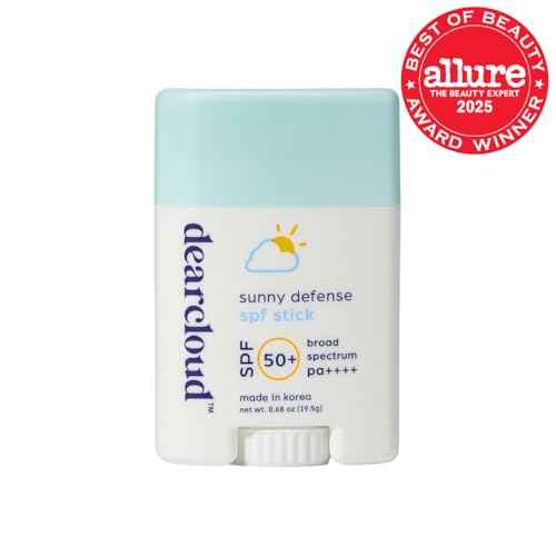 dearcloud Sunny Defense Sunscreen Stick SPF 50+ PA++++ ? Korean Sunscreen for Face & Travel Size (.68 oz)
