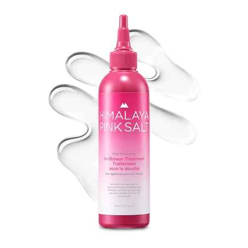 HIMALAYA PINKSALT Scalp Rejuvenating In-Shower Treatment - Rinse Out Healthy Moisturizing Hair Treatment, Scalp Treatment with Collagen, Hyaluronic Acid and Rosemary, Silicone/Sulfate Free - 8.4floz