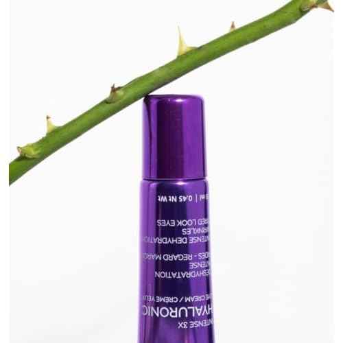 Christian BRETON Intense 3X Hyaluronic Eye Cream - Deeply Hydrating Under Eye Cream with Hyaluronic Acid - Shea Butter & Superfruits - Ophthalmologist Tested, Made in France - 10 ml / 0.45 oz