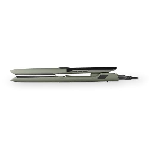 StyleCraft Sage ? Professional Smooth Gliding Vibrating 1¡±-Inch Keratin Sealing Flat Iron with Titanium Plates and LED Display for Silky Smooth Hair