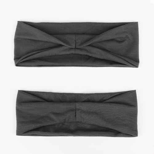 DRESHOW Yoga Sports Headbands for Women Elastic Non-Slip Headbands Workout Running Hair Bands 6 Pack