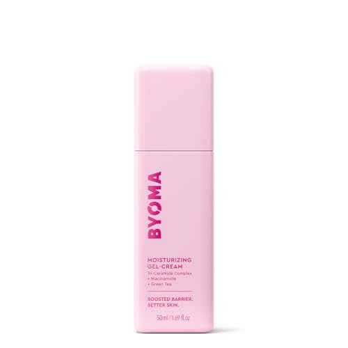 BYOMA Moisturizing Gel Cream - Barrier Repair Cream/Gel Face Lotion with Niacinamide and Green Tea - Ceramide Face Moisturizer for Dry Skin - Alcohol Free, Oil Free Face Moisturizer - 1.69 fl. oz