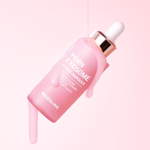 WELLDERMA PDRN Exosome Hydro Ampoule, 30ml ? Lightweight Moisture Serum with Niacinamide, Peptides & Collagen Complex for Skin Revitalization