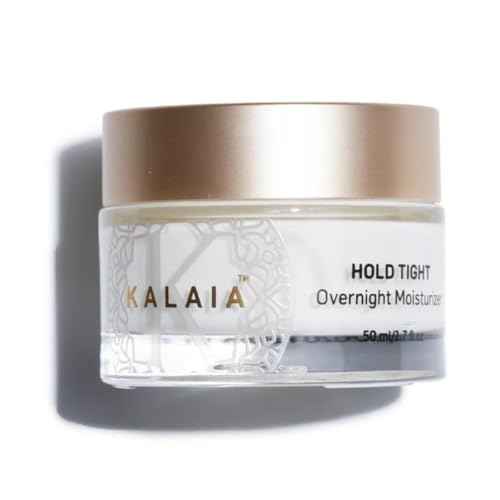 Kalaia Hold Tight Overnight Moisturizer | 50 ml | Skin Care Beauty | Hydrating Night Moisturizer for Face & Neck | Facial Night Cream with Turmeric