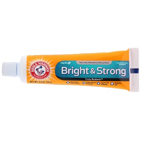 Arm & Hammer Toothpaste Truly Radiant Bright & Strong 4.3 Ounce (127ml) (3 Pack)