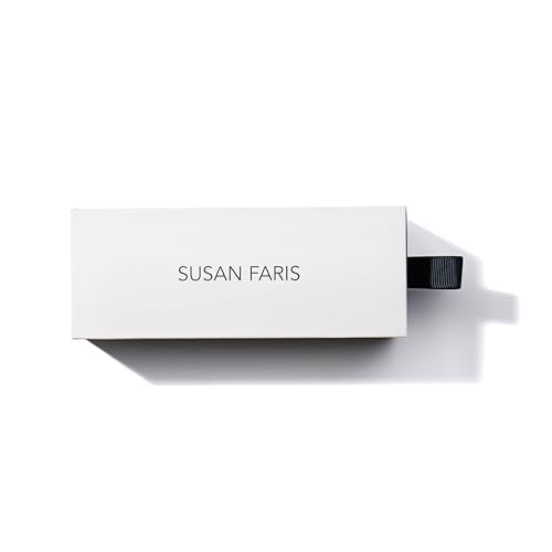 Susan Faris Double Lipstick Case with Mirror for Purse. Holds 2 Lip shades, Liners, Concealer & Essentials. Perfect for Touch-ups. Upscale Lipstick Cases Mirror for Purse. Luxe Gift Box.