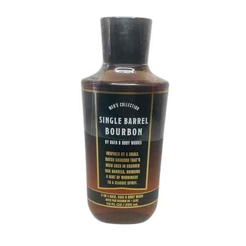 Bath & Body Works Men's Single Barrel Bourbon 3-in-1 Hair, Face & Body Wash 10 Ounce