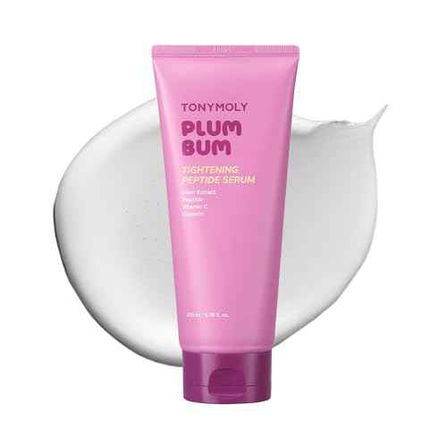 TONYMOLY Plum Bum Tightening Peptide Serum ? Firming & Hydrating Body Serum with Plum Extract, Vitamin C & Glycerin, 6.76 fl oz