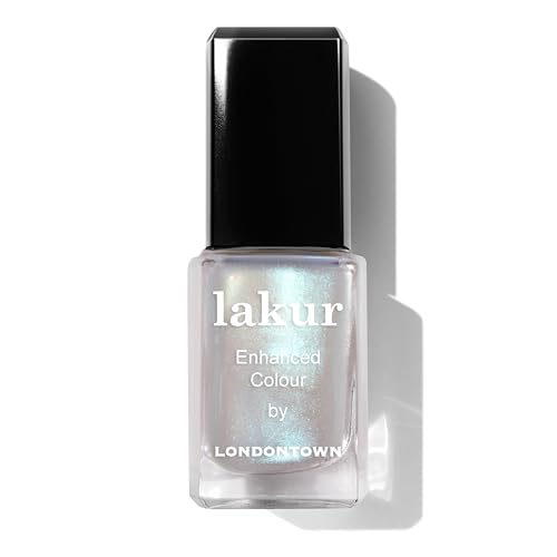 LONDONTOWN Nail Polish/Topper - Chrome Glaze - Enhanced Color Long Lasting Top Nail Coat Gel-free Shine Nail Look, 0.4 oz
