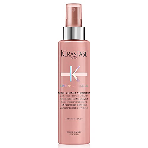 Kerastase Chroma Absolu Hair Serum For Color-Treated Hair - Moisturizes With Anti-Frizz and Heat Protection